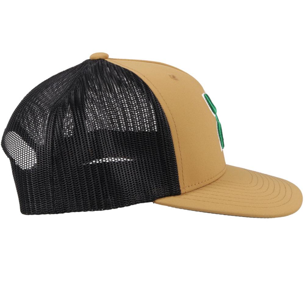 Hooey Boquillas Tan Black Hat side view with mesh back