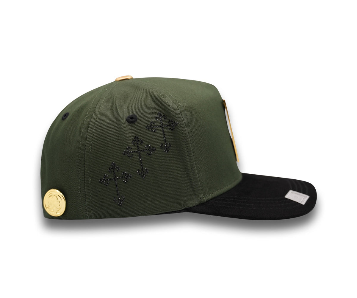 San Judas Placa Green Hat