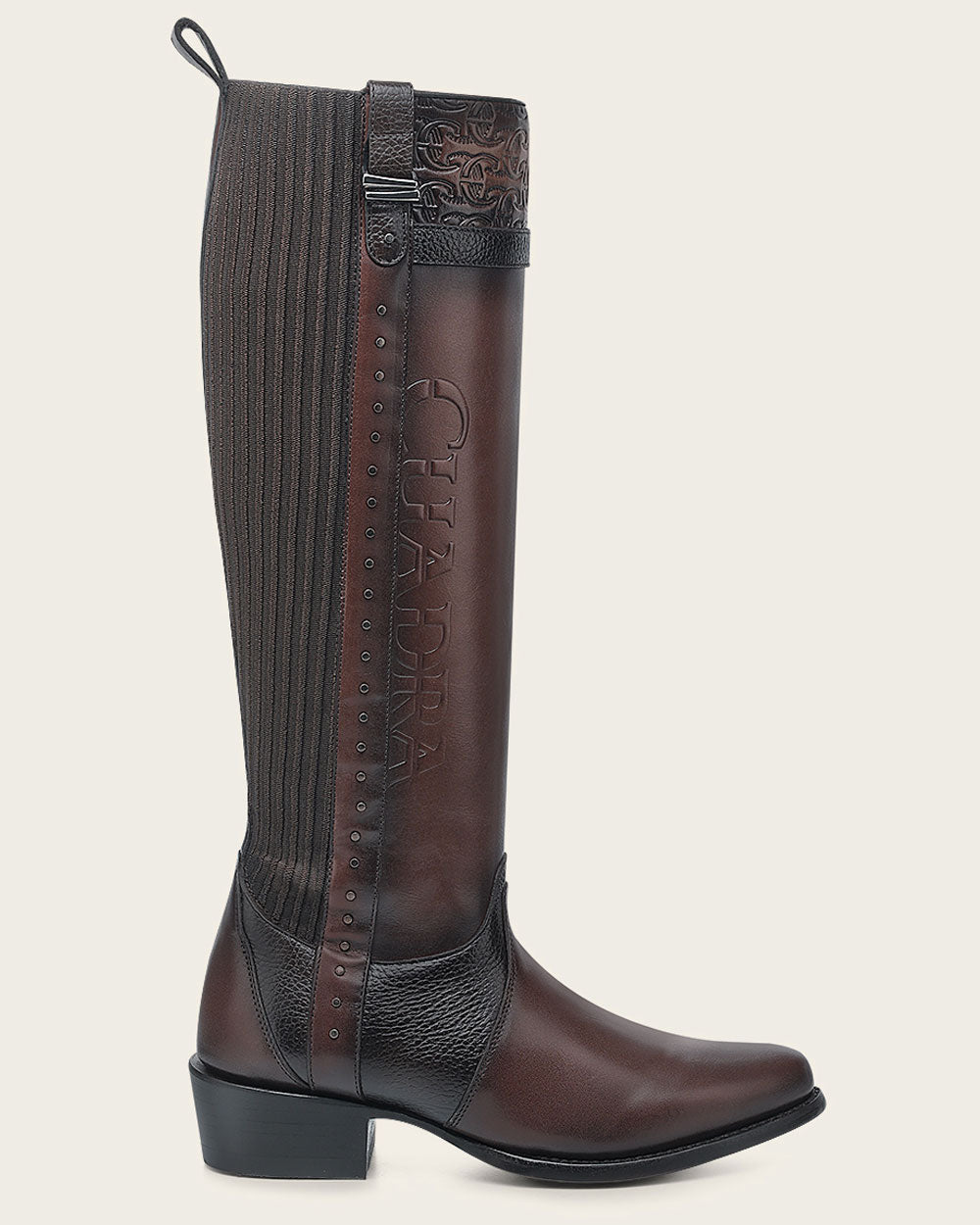 Riding Style Brown Bovine Boot