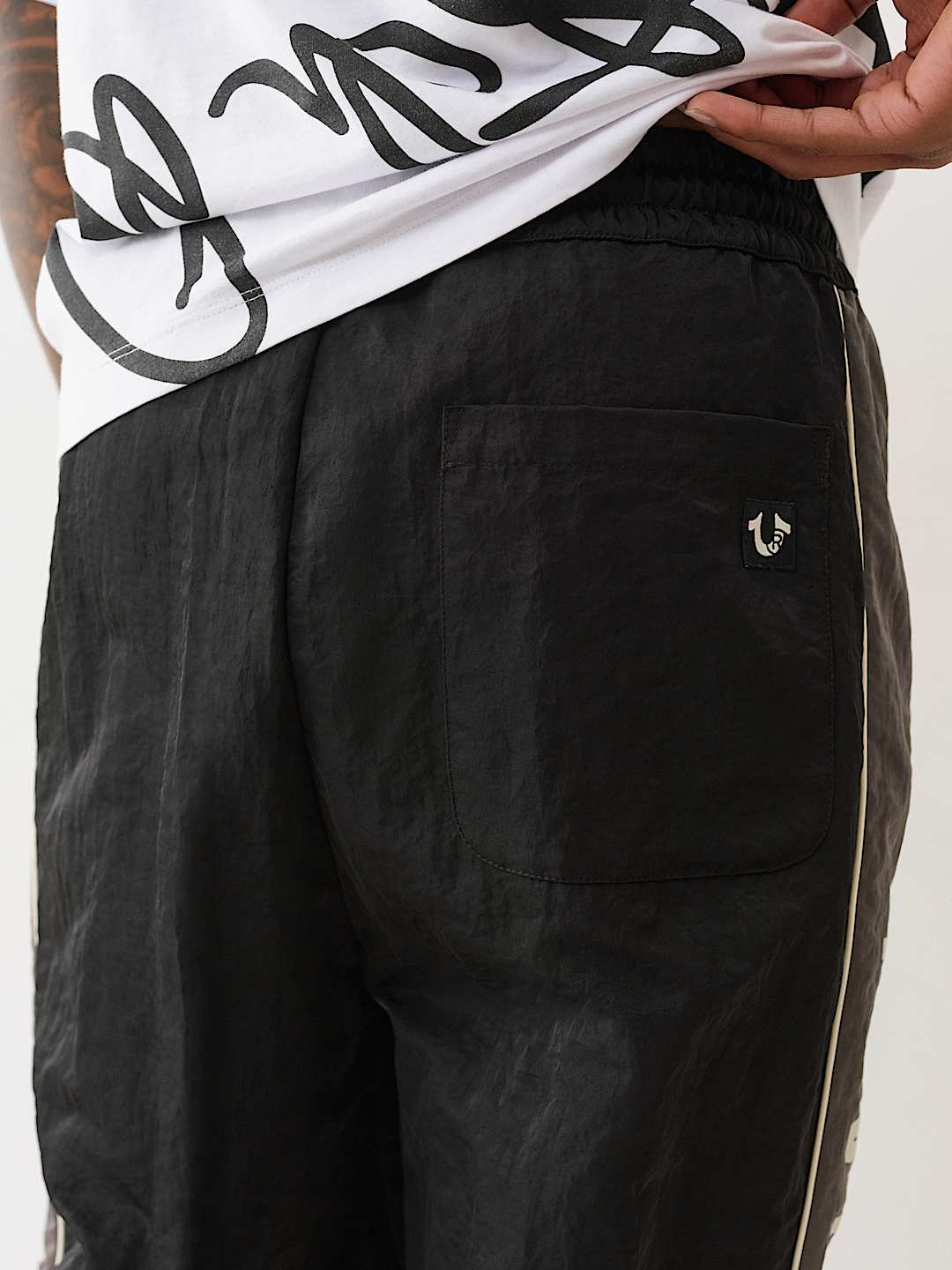 Color Blocked Nylon Jogger