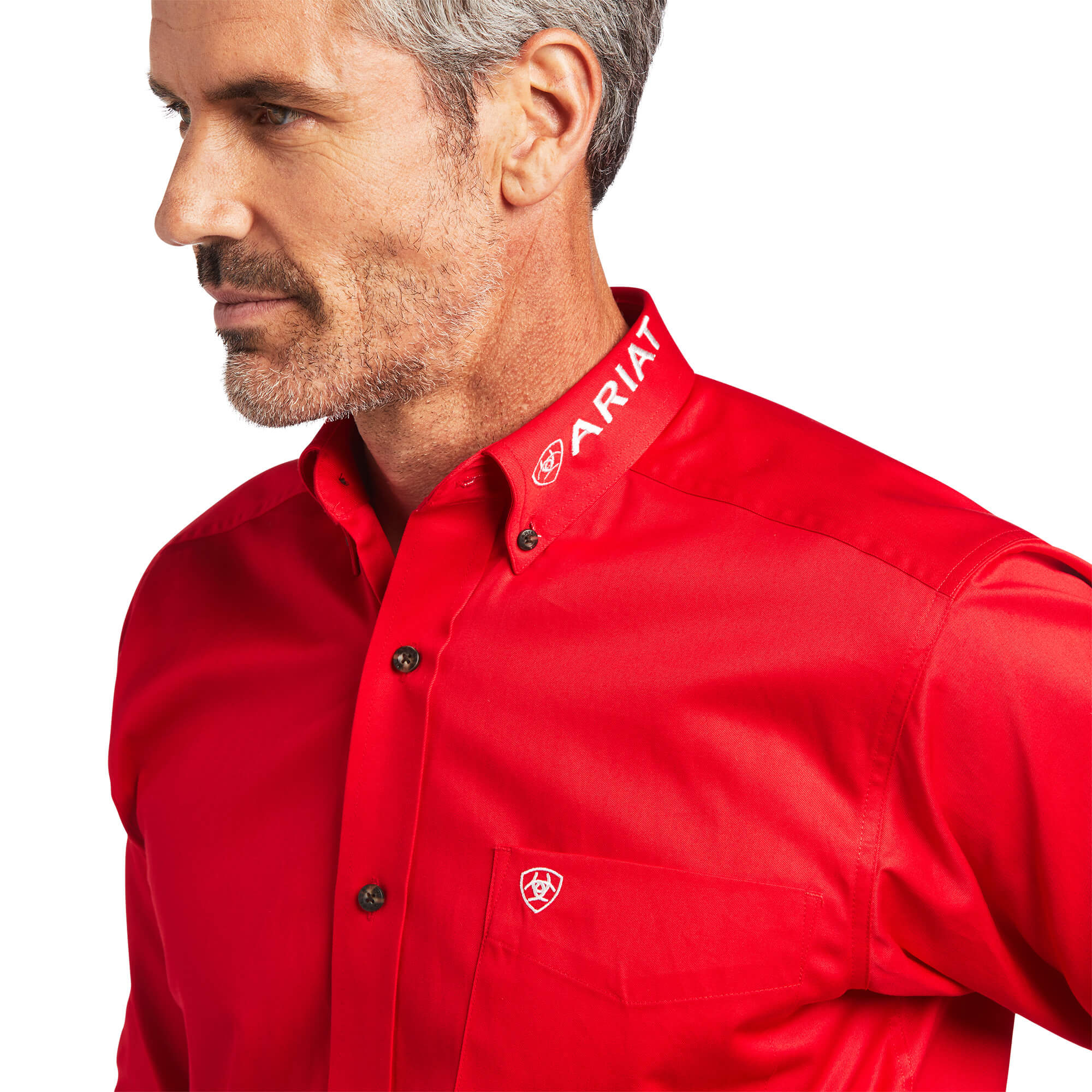 Team Logo Twill Fitted Shirt
