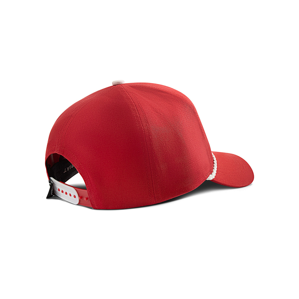 Side view of Ariat Ladies Cap Snap Back Game Day hat in red