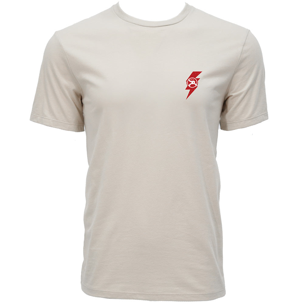 Hooey Meltin’ Manes Cream T-Shirt front view in cream