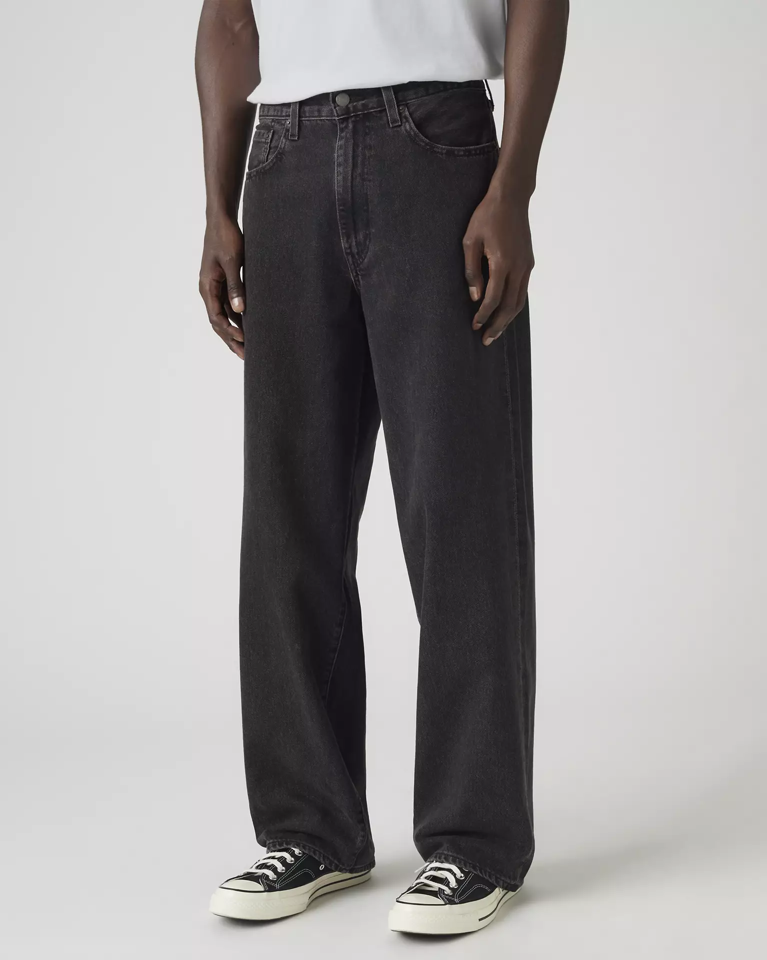 Front view of Levi’s 578 Baggy Men’s Jeans in dark wash