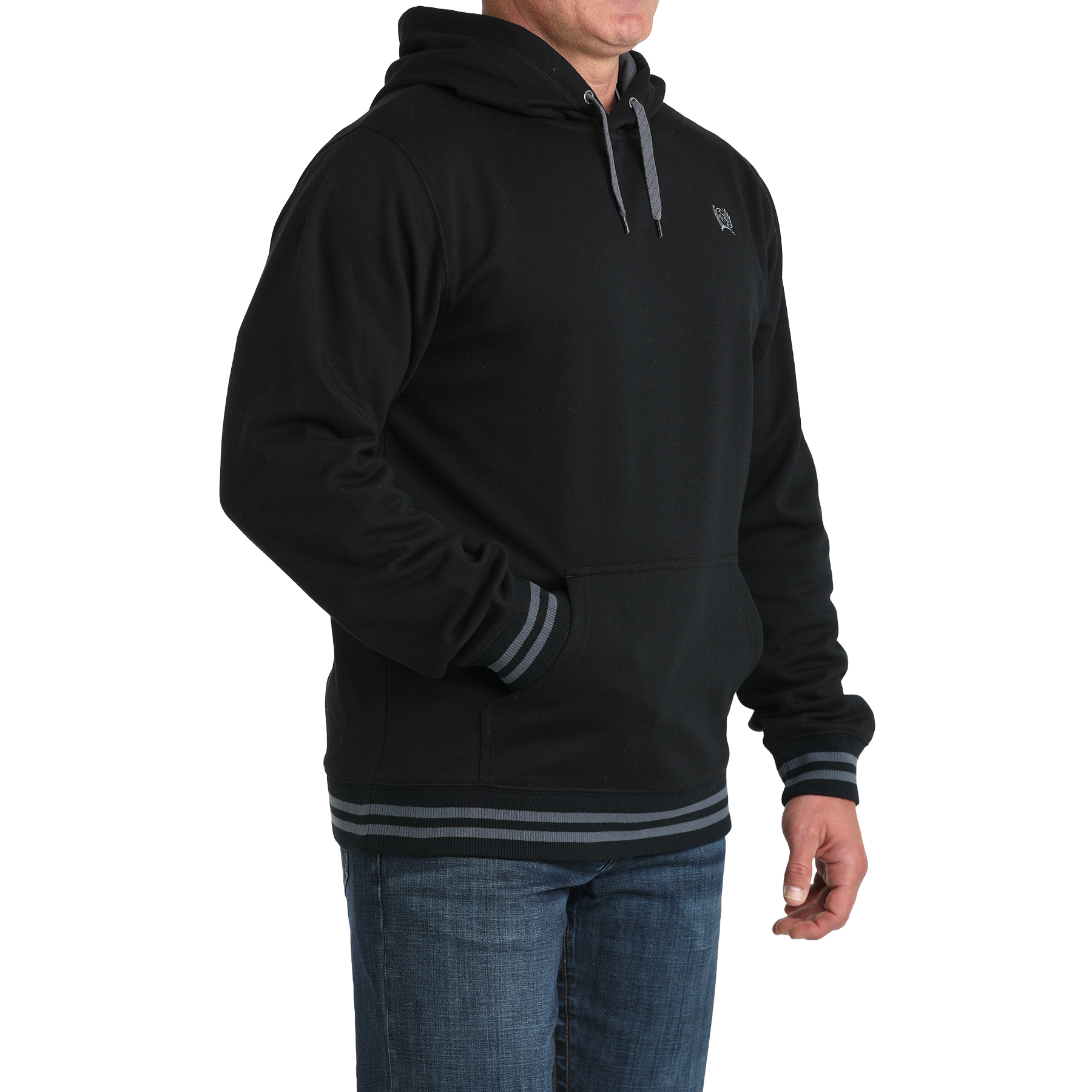 Embroidered Logo Pullover Hoodie