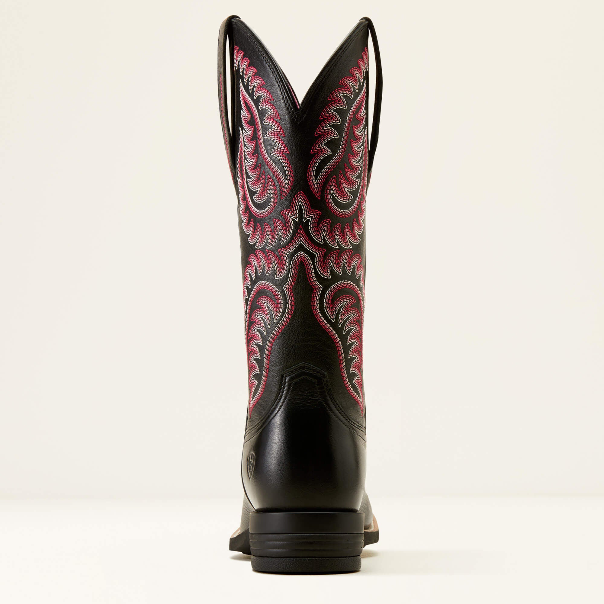 Back view of Ariat Cattle Caite Stretchfit Western Boot with tall shaft