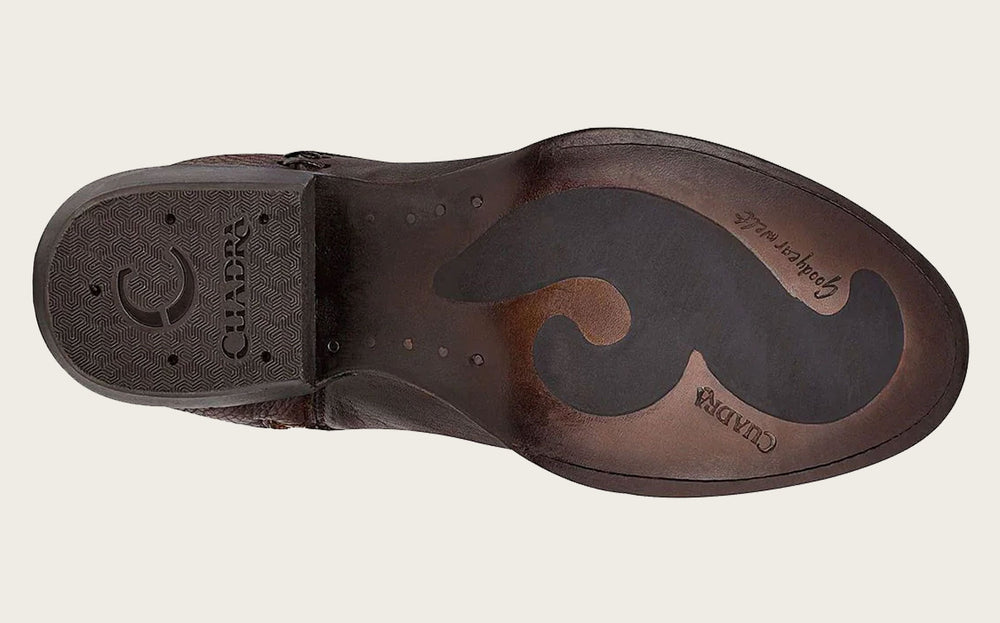 Riding Style Embroidered Honey Boot