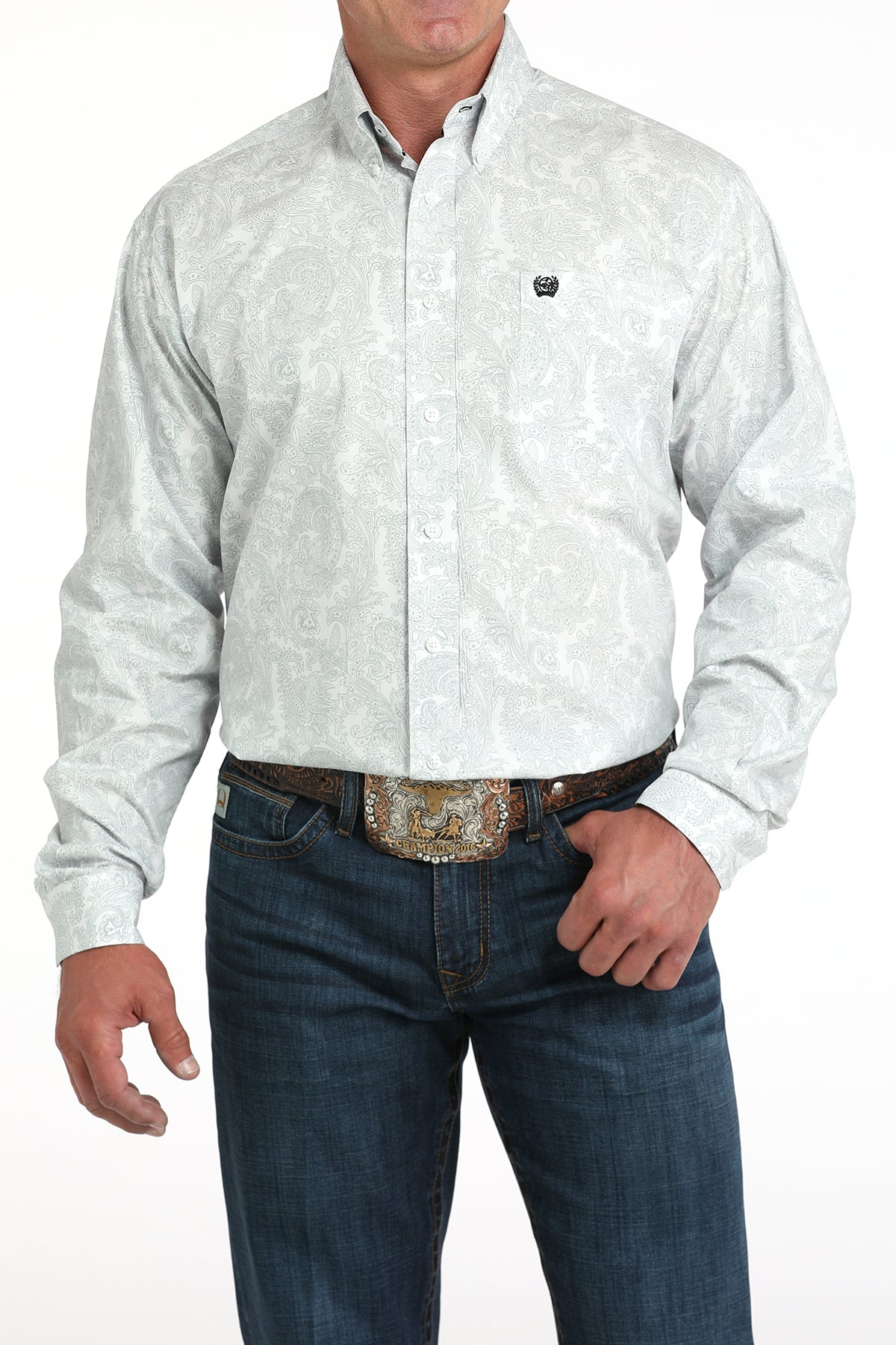 Long Sleeve Print Shirt
