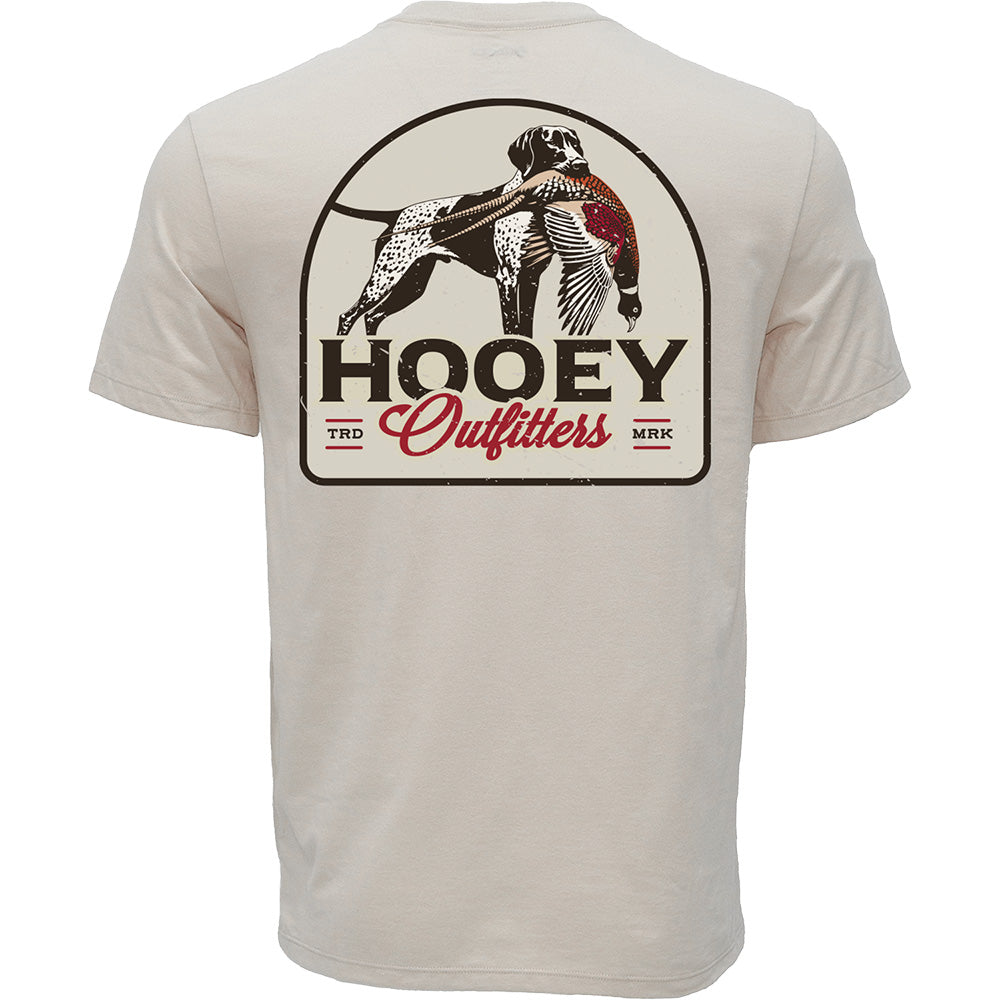 Hooey Remi Cream Outfitters T-Shirt back view in cream