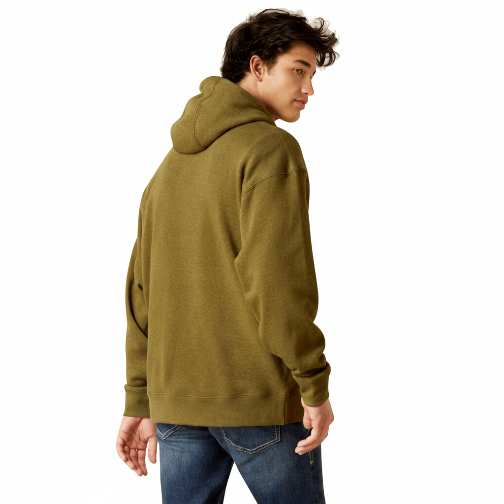 Sudadera con capucha y calavera de manta