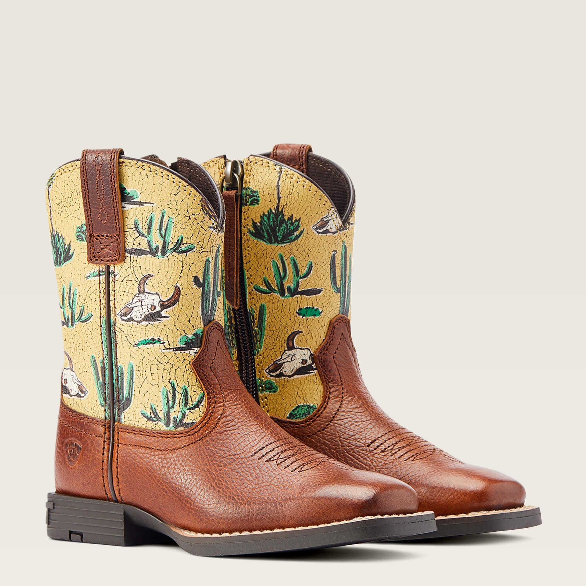 Round Up Wide Square Toe Easy Fit Western Boot