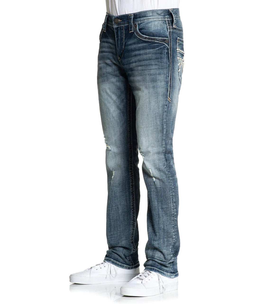 Defender Void Manor Skinny Fit Straight Denim Jeans