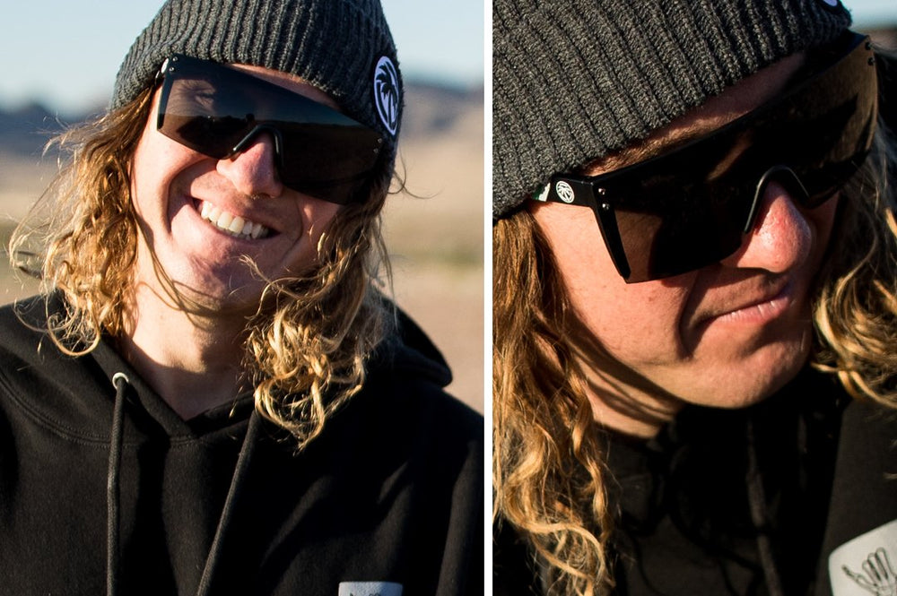 Lazer Face Sunglasses: Black Z87