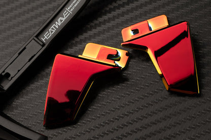 PERFORMANCE LAZER FACE SUNGLASSES: RED/ORANGE Z87+