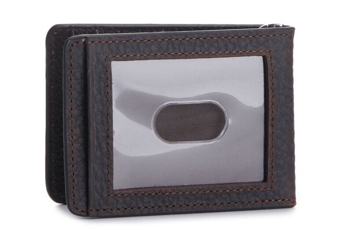 Bifold Money Clip Shield Logo Wallet