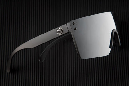 Lazer Face Sunglasses: Silver Z87