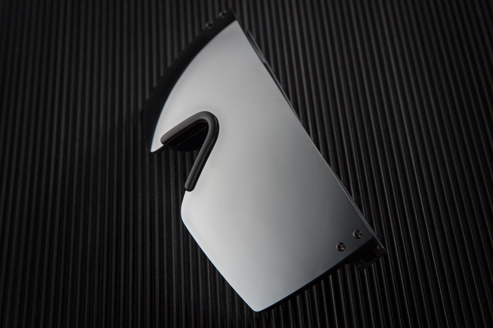 Lazer Face Sunglasses: Silver Z87
