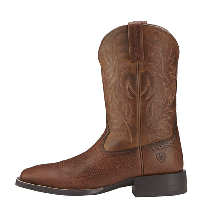 Sport Wide Square Toe Western Boot