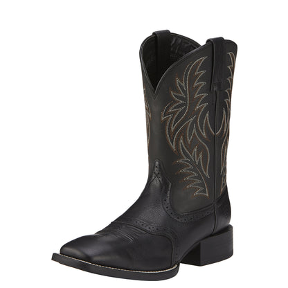 Sport Wide Square Toe Western Boot