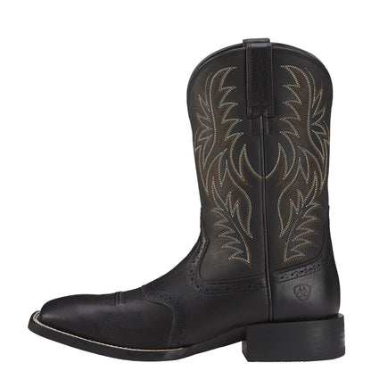 Sport Wide Square Toe Western Boot