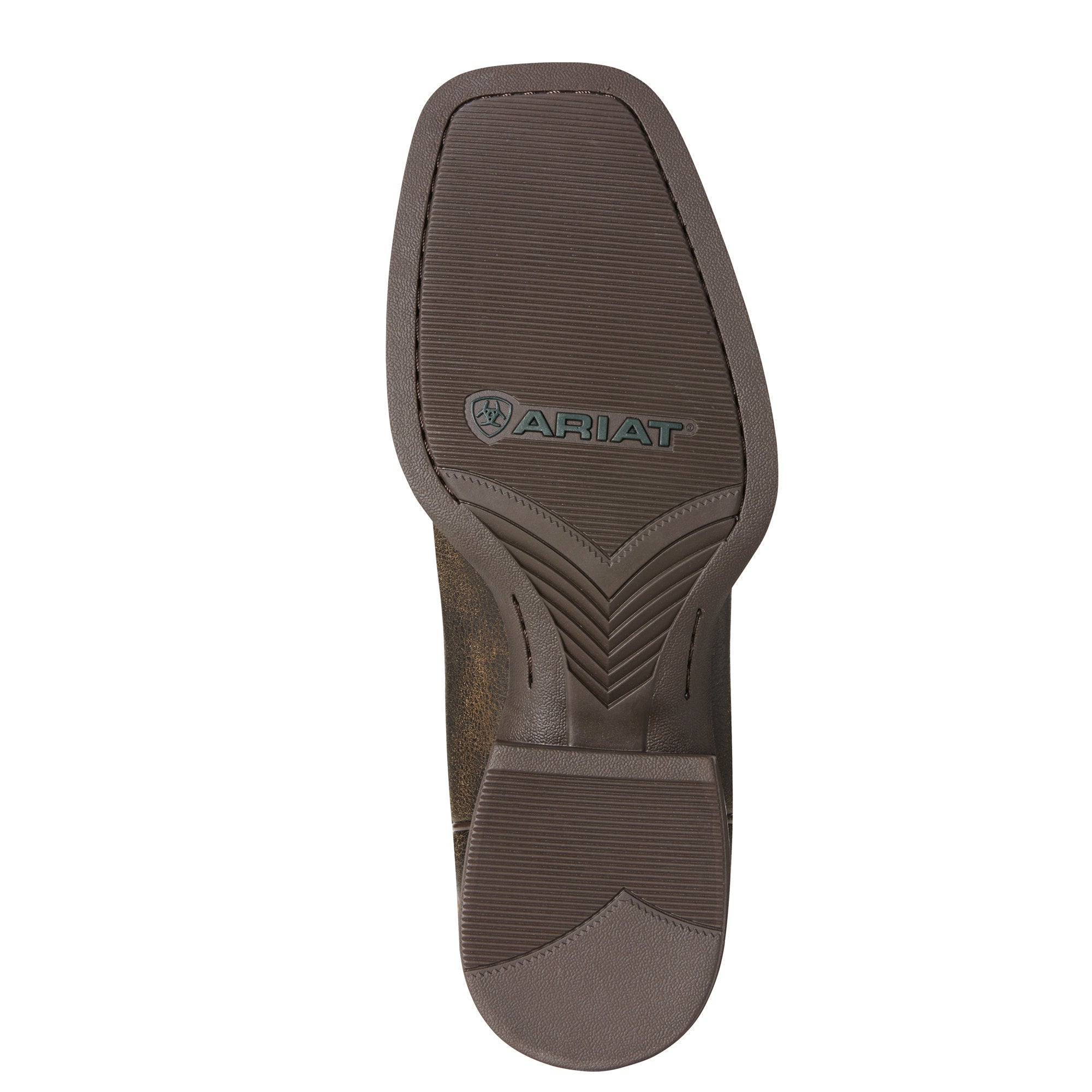 Bota vaquera deportiva de punta cuadrada ancha estilo western