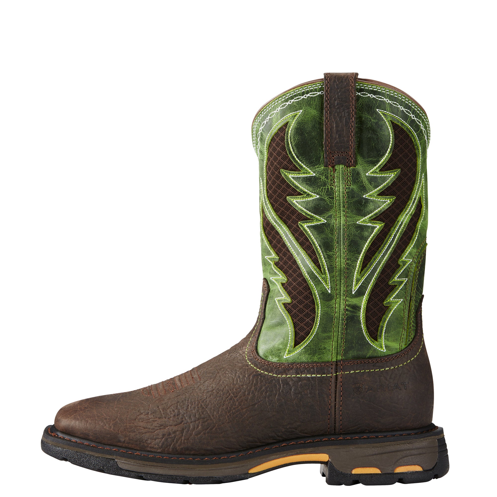 Bota de trabajo WorkHog con punta cuadrada ancha VentTEK