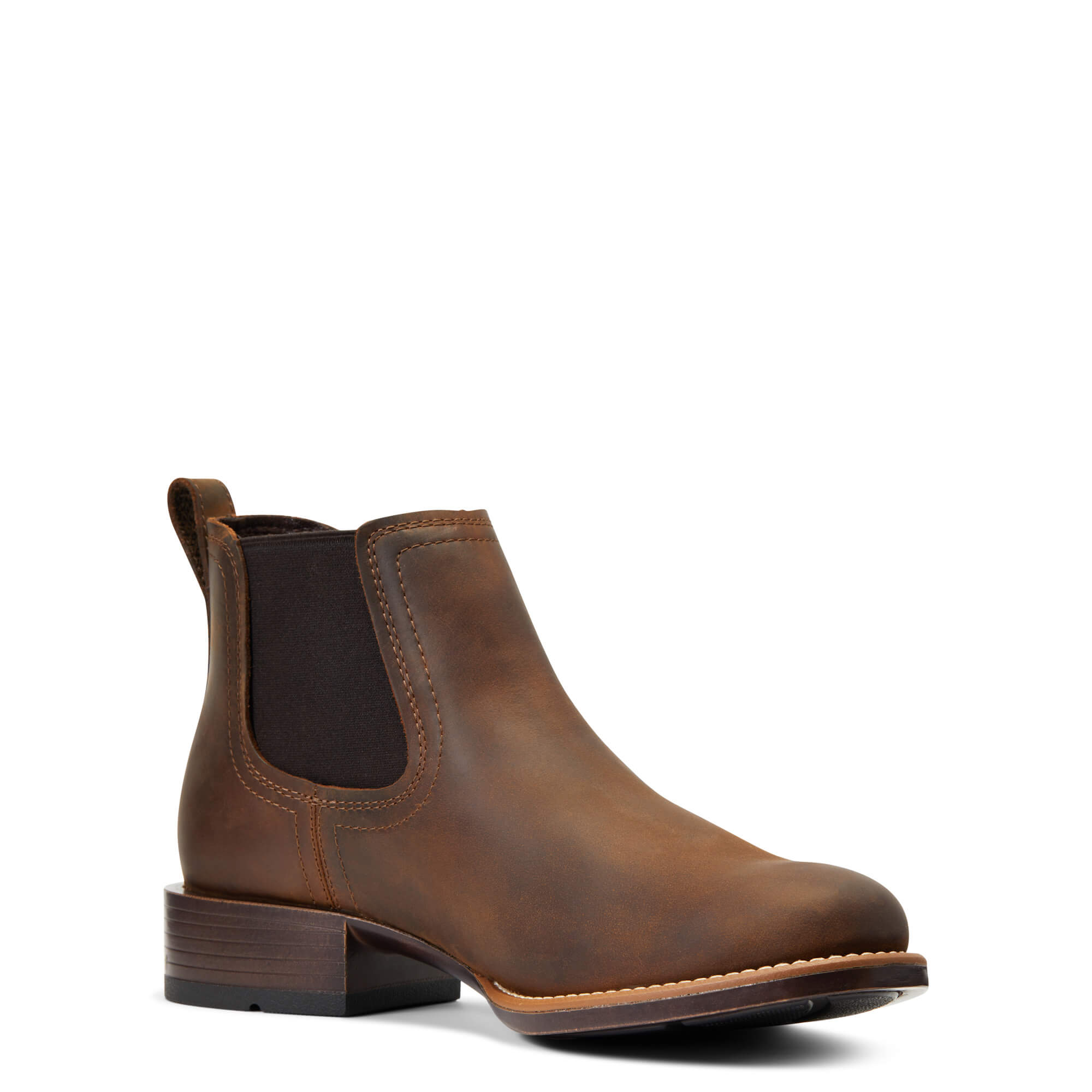 Bota vaquera de punta redonda Chelsea Booker