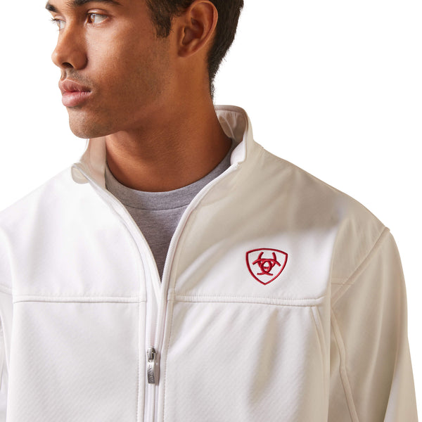 Nueva Chamarra Softshell del equipo México blanca