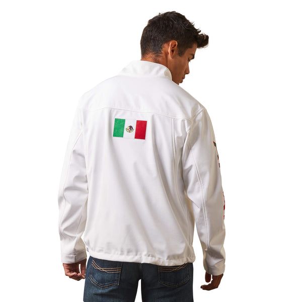Ariat New Team Softshell Mexico Jacket White