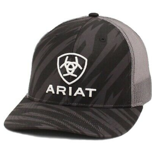 Shield Logo R112 Black Zig Zag Cap