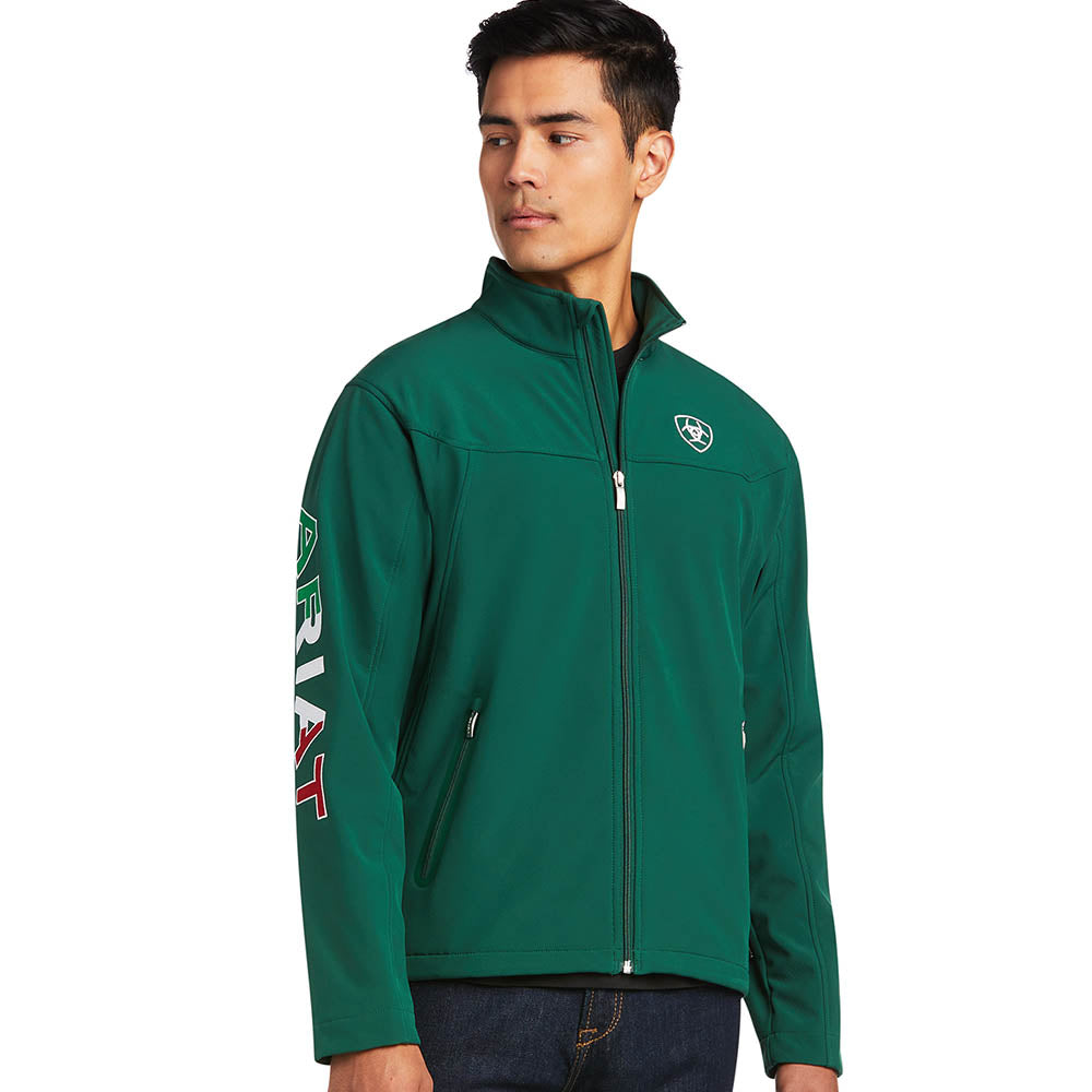 Ariat Men's Softshell Jacket Mexico Green