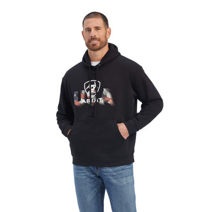 Ariat Men's USA Proud Hoodie Sweatshirt