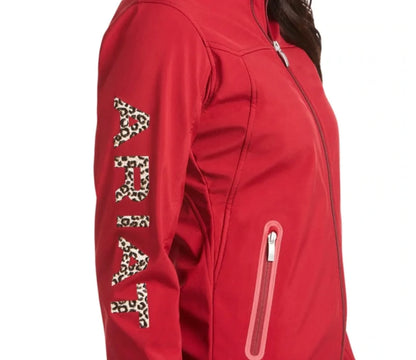 WOMENS ARIAT NEW TEAM SOFTSHELL JACKET CHEETAH