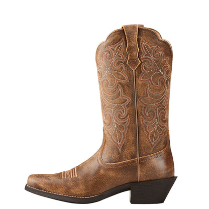 Round Up Square Toe Western Boot