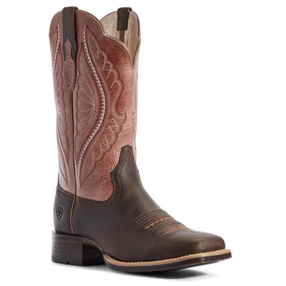 Ariat Women's Primetime Dark Java/Petal Pink