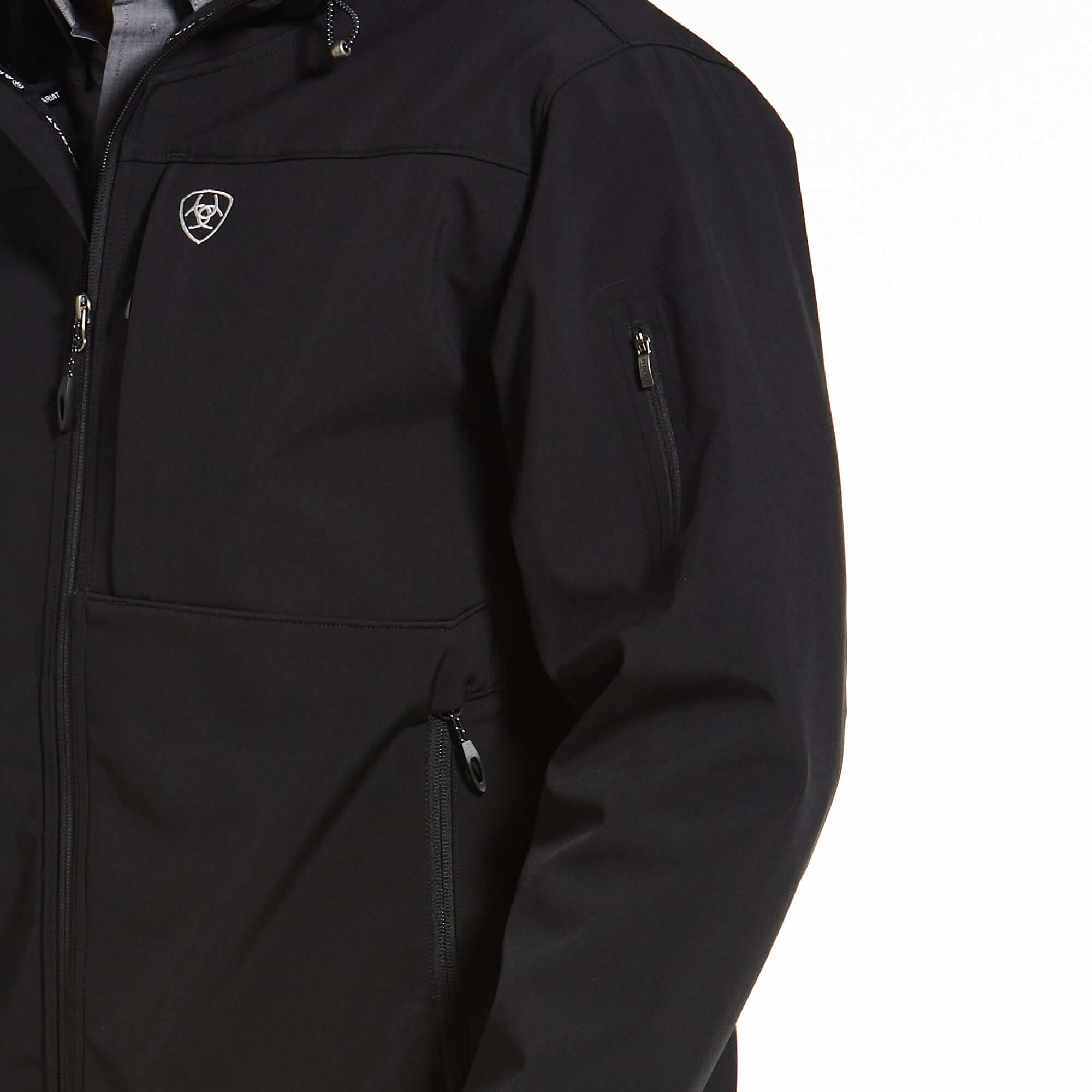Chamarra impermeable softshell con capucha Vernon