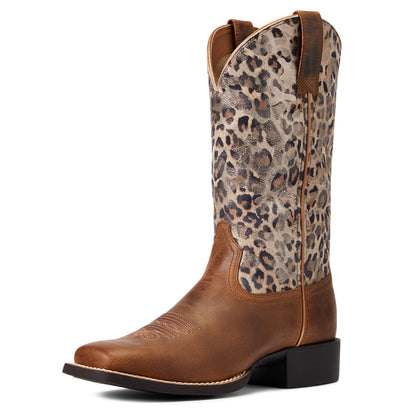 Round Up Wide Square Toe Western Boot