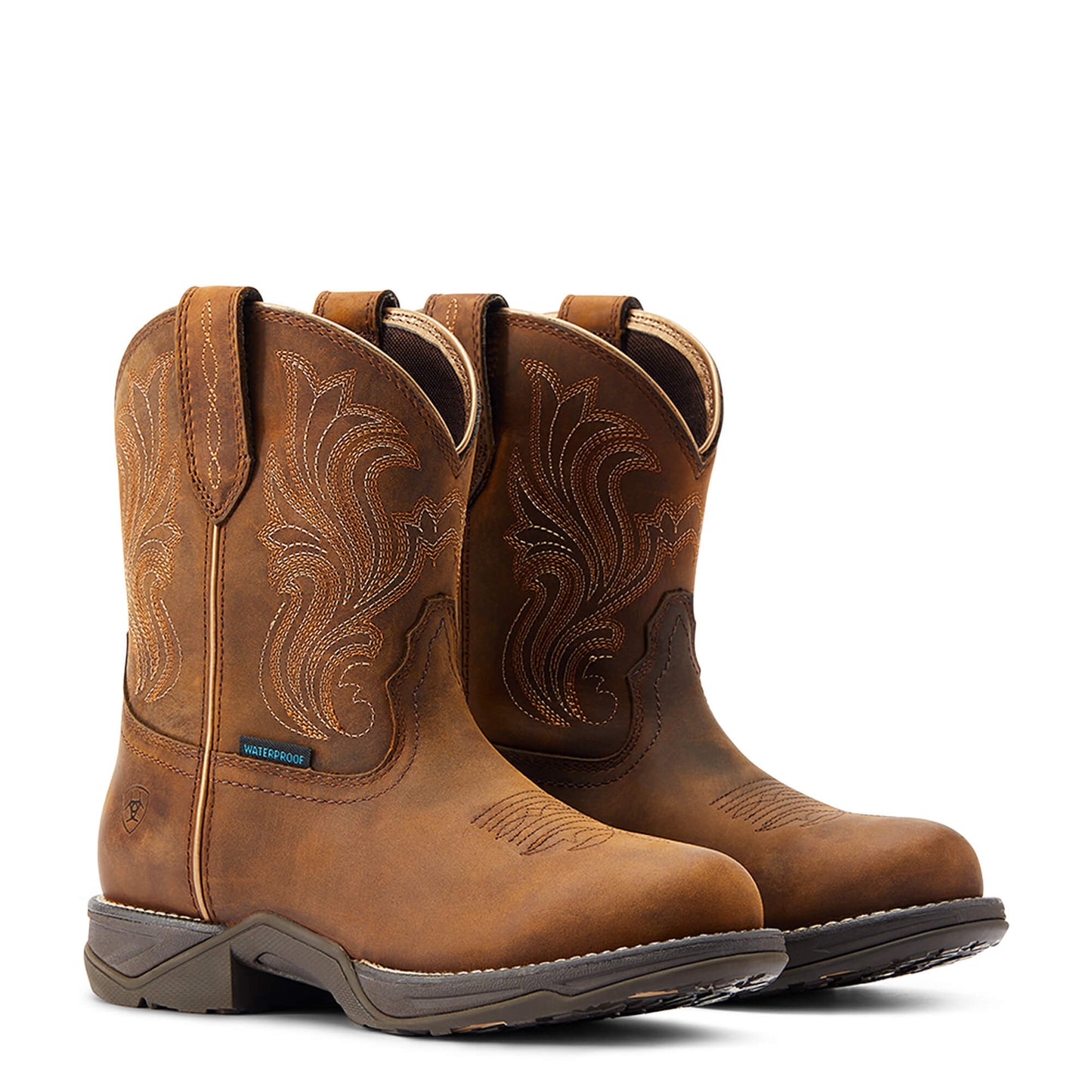 Anthem Round Toe Shortie Waterproof Western Boot