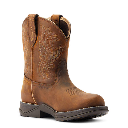 Anthem Round Toe Shortie Waterproof Western Boot