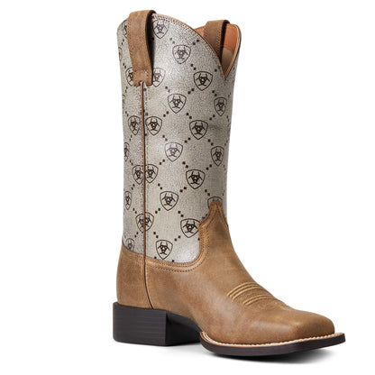 Round Up Wide Square Toe Western Boot