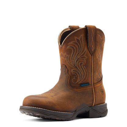 Anthem Round Toe Shortie Waterproof Western Boot